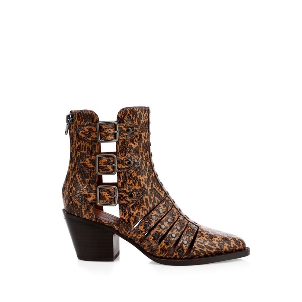 Coach Phoebe CutOut Bootie in Snakeskin